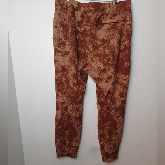 Men's Lululemon City Sweat Terracotta Astral Patterned Joggers Pockets - Picture 10 of 10